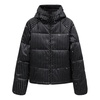 Black Striped Women's Coat