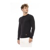 Black Modal Crew Neck Sweater