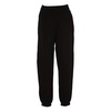 Black Classic Sweatpant Puff Paint Logo