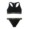 Black Women Underwear Set with Elastic Bands