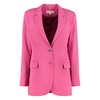 Classic Blazer with Lapel Collar