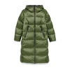 Green Padded Coat with Hood