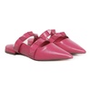 Magenta Pointed Flat Shoes