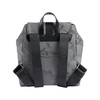 Grey Geo Classic Leather Backpack