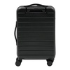 Stylish Zippered Plain Suitcase with Logo