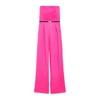 Max Mara Studio Strapless Belted Jumpsuit