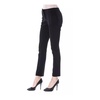 Black Skinny Zip Pants for Women