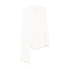 White Wraparound Style Sleeveless Top