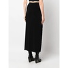 Black Midi Skirt with Side Slit