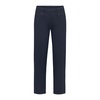 Navy Brushed Straight Trousers