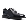 Black Leather Brogue Shoes with Memory Foam