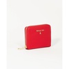 Red Zip Around Wallet with Golden Fly Logo