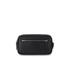 Black Regenerated Leather Toiletry Bag