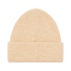 Fluffy Knit Beanie in Creme