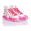 Customized Pink White Sneakers Handmade