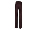 Brown Flared High Waist Trousers