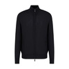 Black Zip-Through Dolcevita Sweater