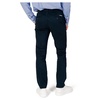 Blue Plain Trousers Zip Button Fastening