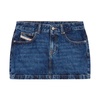 Blue Denim Skirt with Iconic Pocket