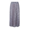 Silver Midi Skirt for Women