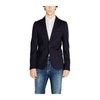 Blue Viscose Tailored Suit Mens Fall/Winter