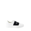 'City Court' White Low Top Sneakers with Logo in Leather Woman