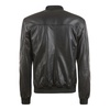 Black Bomber Nappa Coat