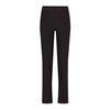 Black Brushed Regular Trousers