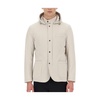 Travel Jacket Avorio Hooded Zip