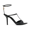 Black Padlock-Detailed Sandals