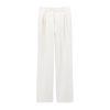 Pleated Pinstripe Trousers