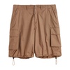 Golden Brown Tactile Ripstop Cargo Shorts