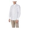 White Slim Fit Long Sleeve Shirt