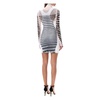 Chic Mini Dress White Navy Black