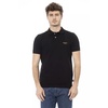 Elegant Black Cotton Polo Shirt