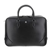 Leather Laptop Bag Double Zipper Closure