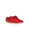 Suede English Lace-Up Moccasin