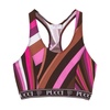 Fuchsia Abstract Pattern Sleeveless Top