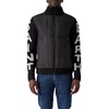 Padded Jacket with Knit Sleeves and Back