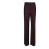 Brown Flared High Waist Trousers