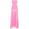 Pink Bustier Style Dress with Draped Detailing