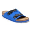 Blue Suede Leather Casual Sandal