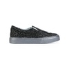 Black Slip On Lips Stylish Shoes