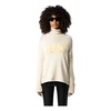 Yellow Knit Jumper with Peace Message