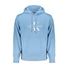 Blue Hooded Logo Sweatshirt