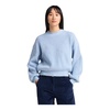 Blue Wool Blend Crewneck Sweater