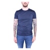 Navy Blue Embroidered Logo T-Shirt