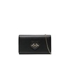 Heart Clutch Bag with Gold Logo