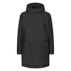 Black Piuma Parka Coat