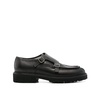 Double Buckle Leather Shoes